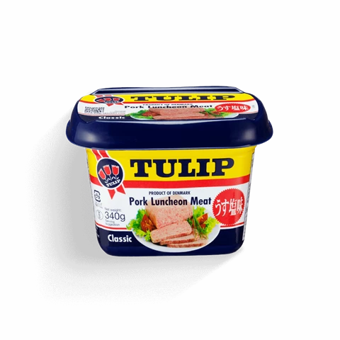 Pork Luncheon Meat 340 g plastic cup Tulip Food Company